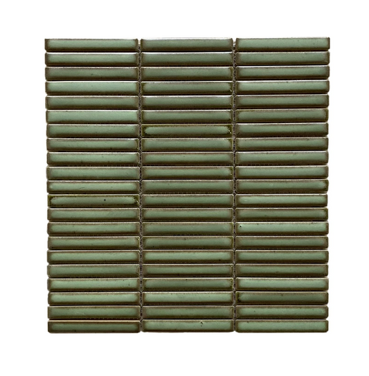 Antique Artichoke Matt Finger Mosaic