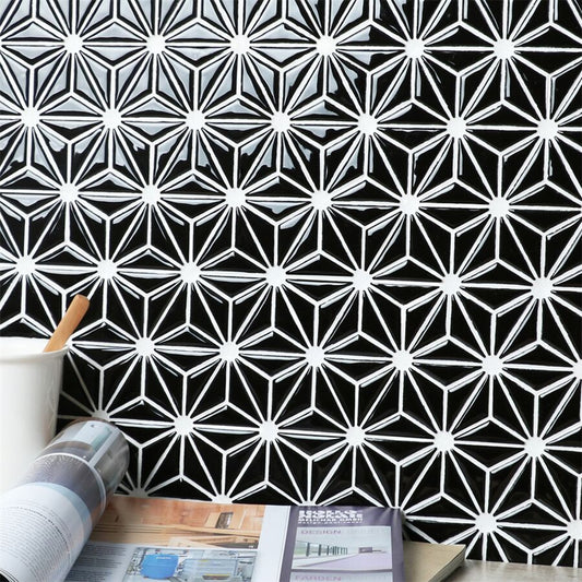 Star Black Gloss Mosaic