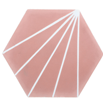 Elvi Hex Pink Encaustic