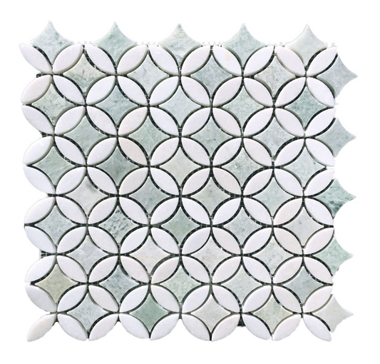 Cordoba Green Star Marble Mosaic