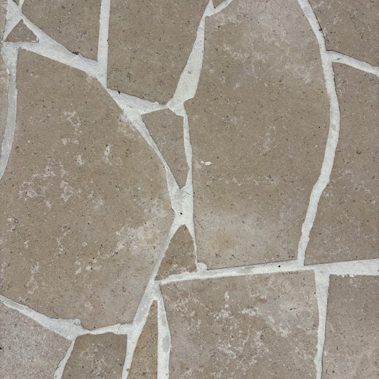 Tivoli Pearl Acid Washed & Tumbled Limestone Crazy Pave