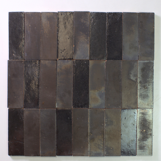 Asti Charcoal Gloss Slim 50x150