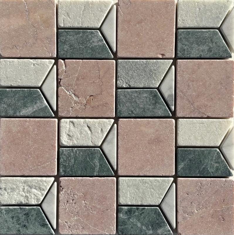 Como Tumbled Marble Mosaic 150x150