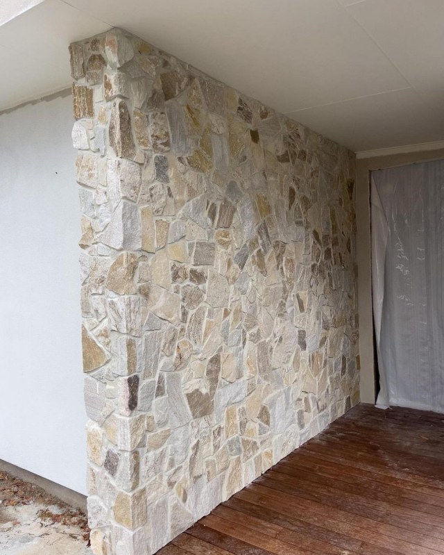 Rustic Quartz Cladding Crystal Quartz Random Stone Wall Cladding – Sunshine living