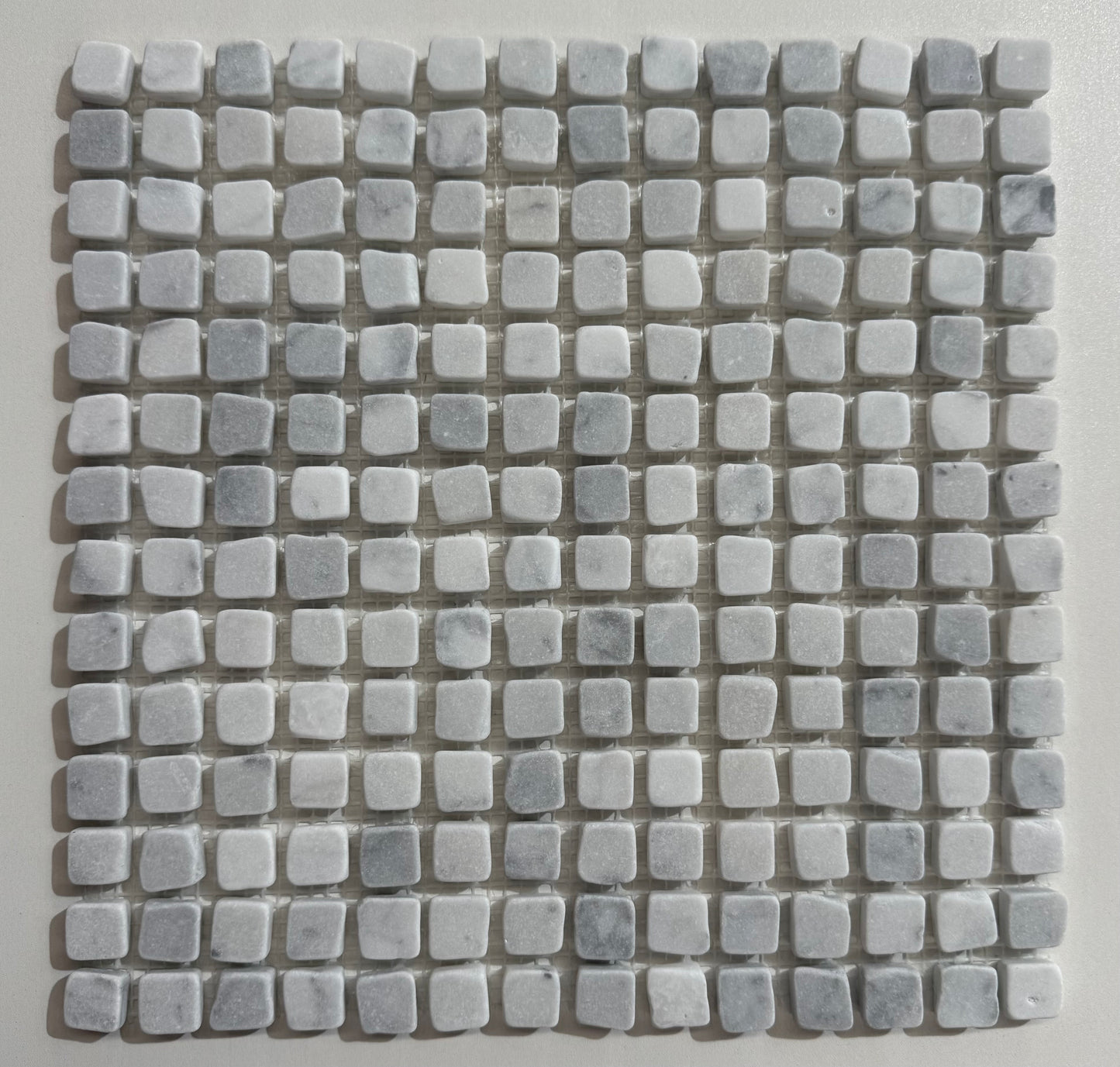 Roman Handcut Carrara Tumbled Mosaic 305x305