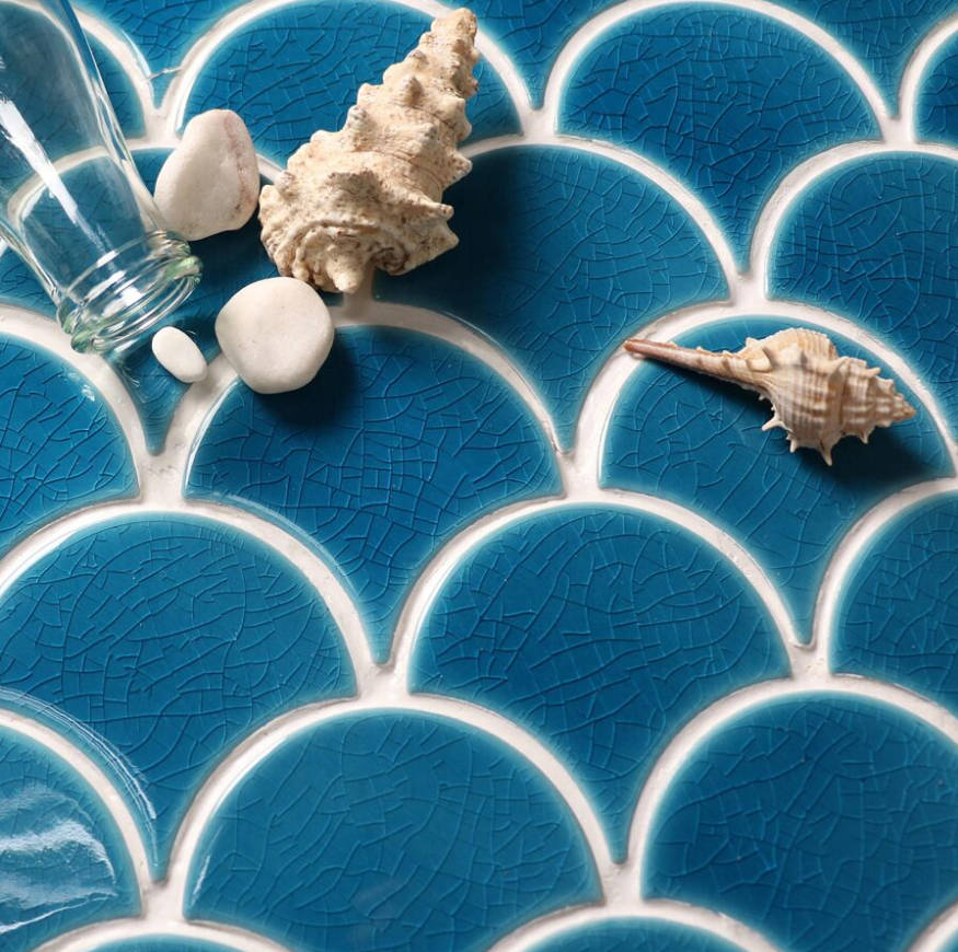 Crackle Scale Ocean Mosaic