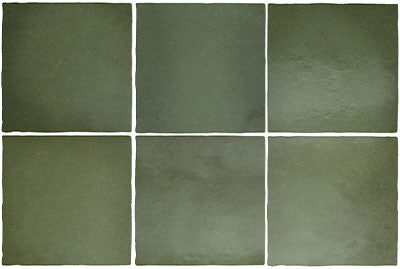 Vintage Malachite Matt Square