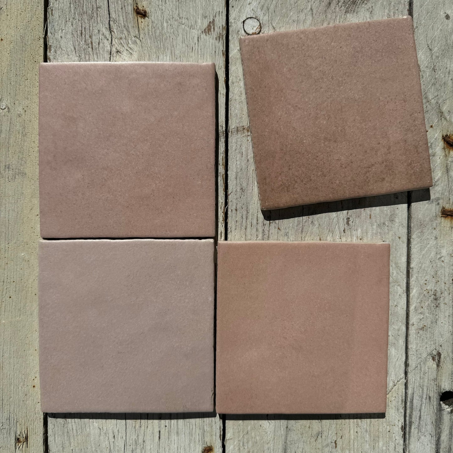Vintage Pink Matt Square